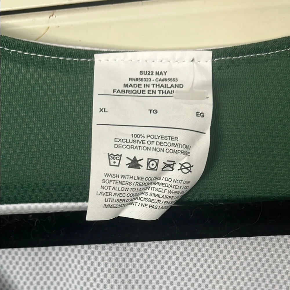 Nike Men's Green Sleeveless Boxy Jersey size XL